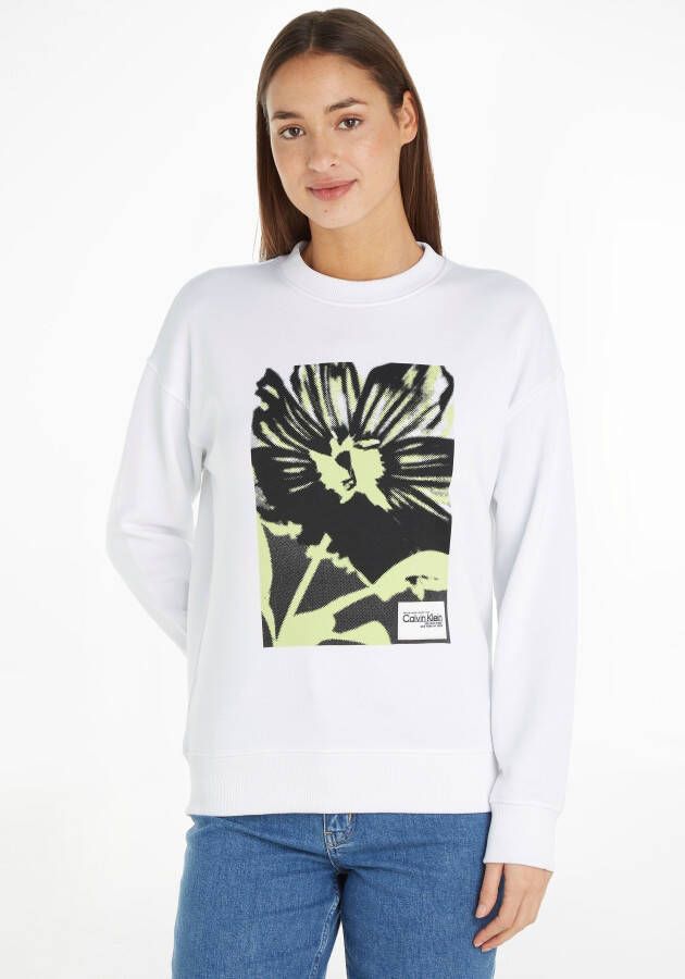 Calvin Klein Sweatshirt met een ronde hals