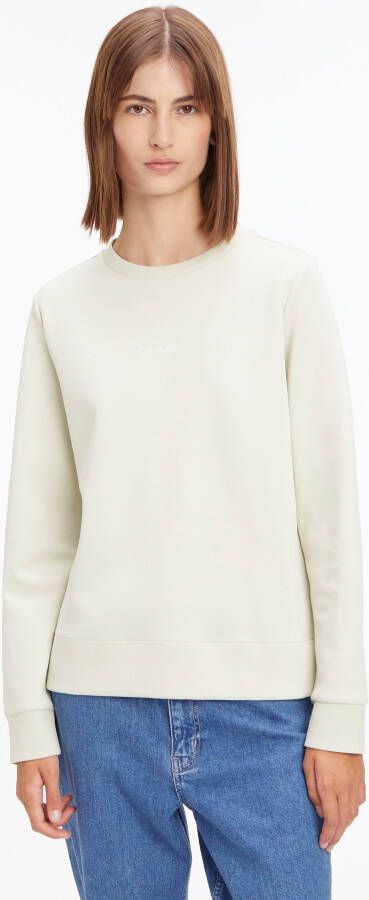 Calvin Klein Sweatshirt MICRO LOGO ESS SWEATSHIRT met een ronde hals