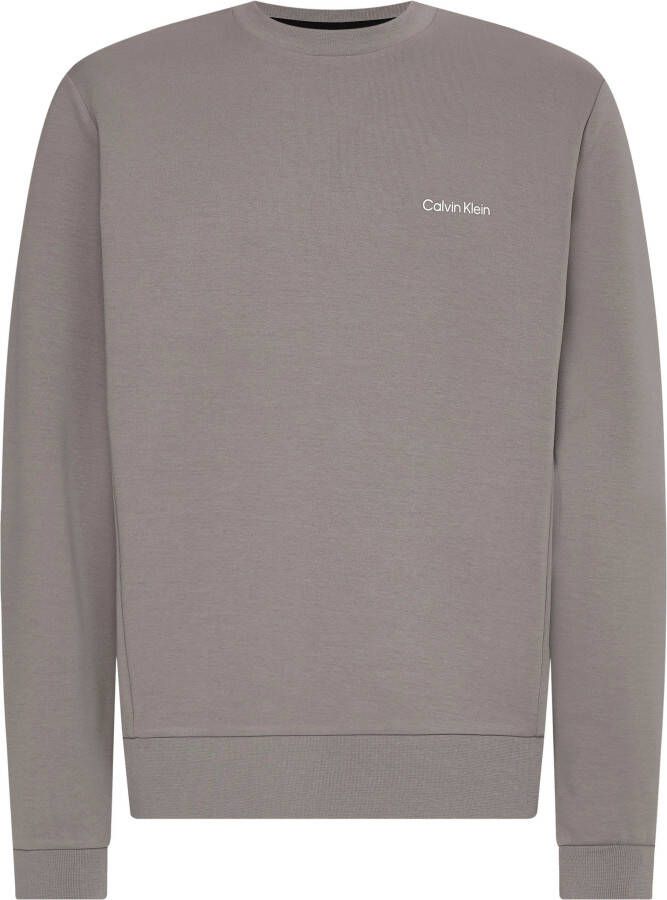 Calvin Klein Stijlvolle effen kleur Sweatshirt K10K109926 Gray Heren