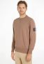 Calvin Klein Sweatshirt MONOGRAM SLEEVE BADGE CN met hoogwaardige merkbadge op de mouw - Thumbnail 4