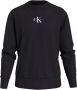 Calvin Klein Zwarte Sweatshirt met lange mouwen Geborduurde Print Black Heren - Thumbnail 2