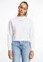 Calvin Klein Sweatshirt STACKED LOGO MOCKNECK SWEATSHIRT met jeans logo-opschrift - Thumbnail 2