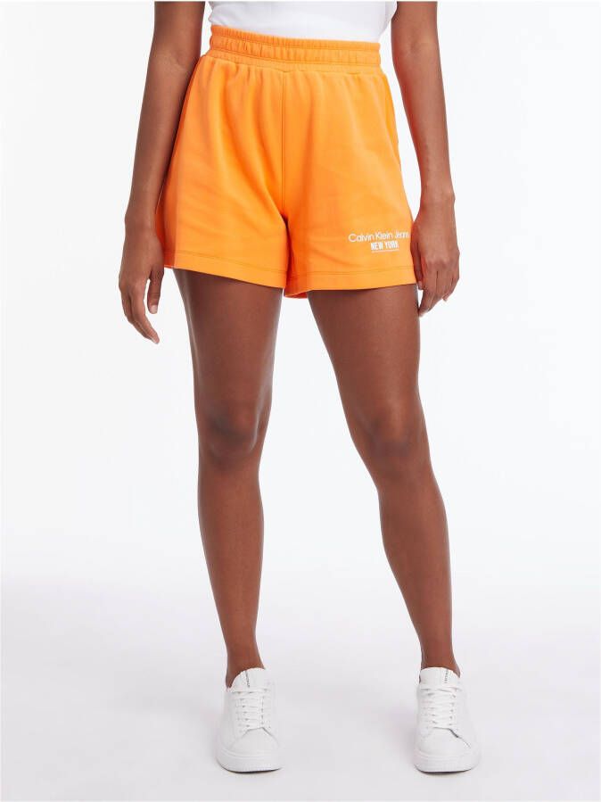 Calvin Klein Korte broek voor vrouwen Orange Dames
