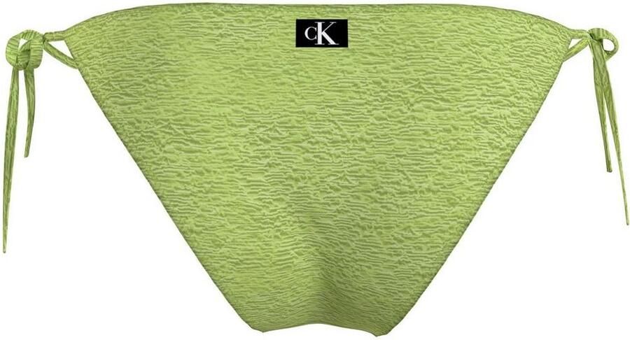 Calvin Klein Swim Monogram Bikini Bottoms Green- Dames Green - Foto 4
