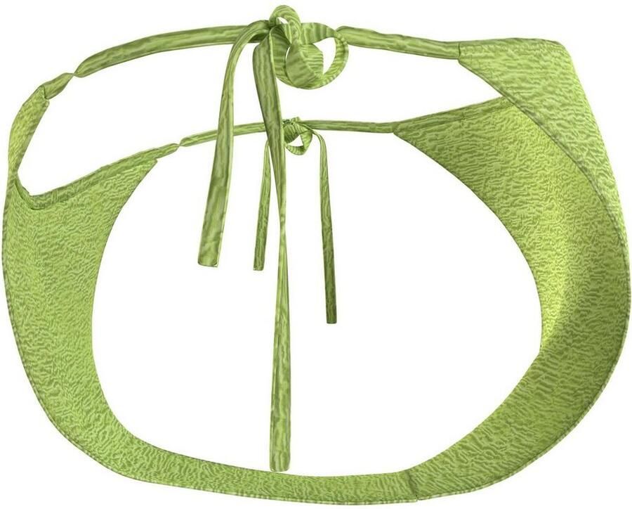 Calvin Klein Swim Monogram Bikini Bottoms Green- Dames Green