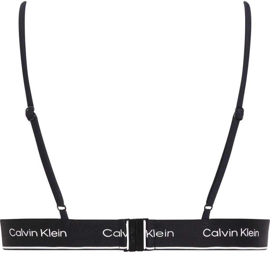 Calvin Klein Swimwear Triangel-bikinitop TRIANGLE-RP met logo op de onderste band - Foto 2
