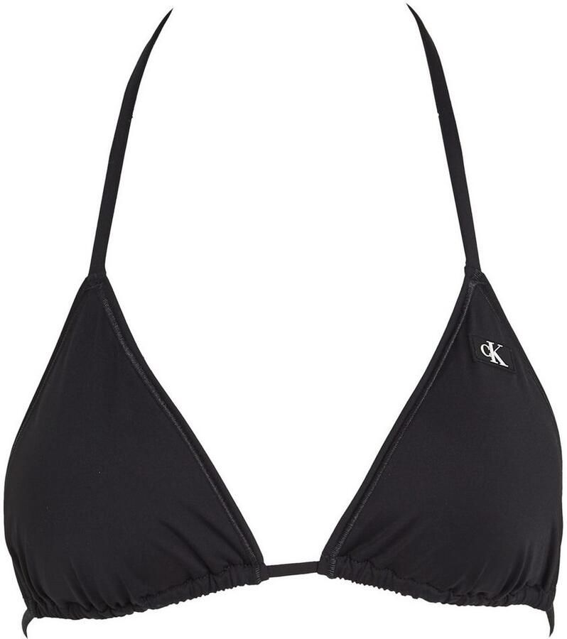 Calvin Klein Swimwear Triangel-bikinitop TRIANGLE-RP met logo-patch