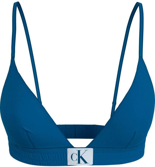 Calvin Klein Swimwear Triangel-bikinitop FIXED TRIANGLE-RP met calvin klein merklabel