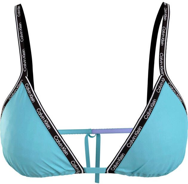 Calvin Klein Swimwear Triangel-bikinitop TRIANGLE-RP met spaghettibandjes