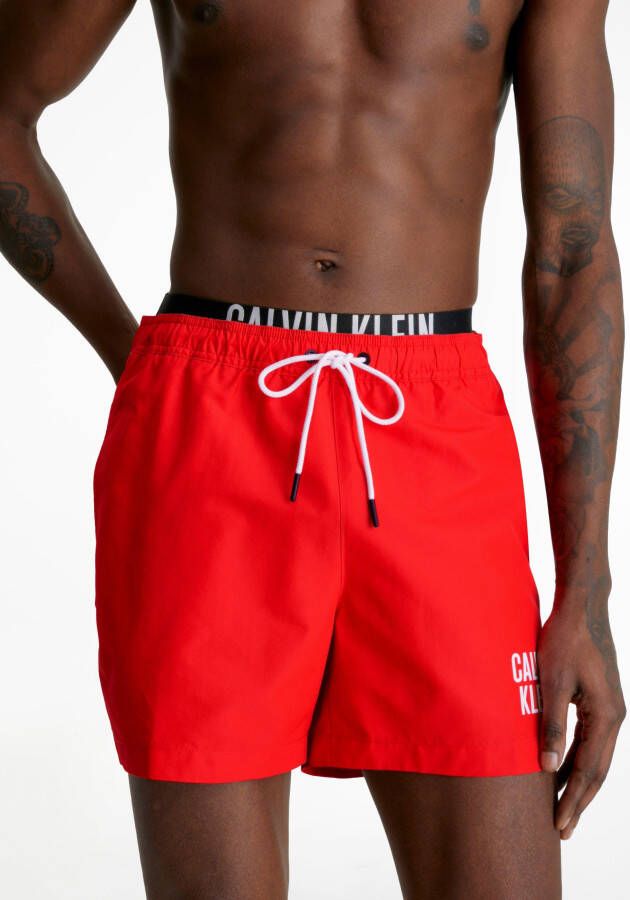 Calvin Klein Medium Double Waistband Zwemshort Heren