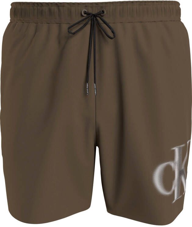 Calvin Klein Heren Zwemkleding Lente Zomer Collectie Brown Heren