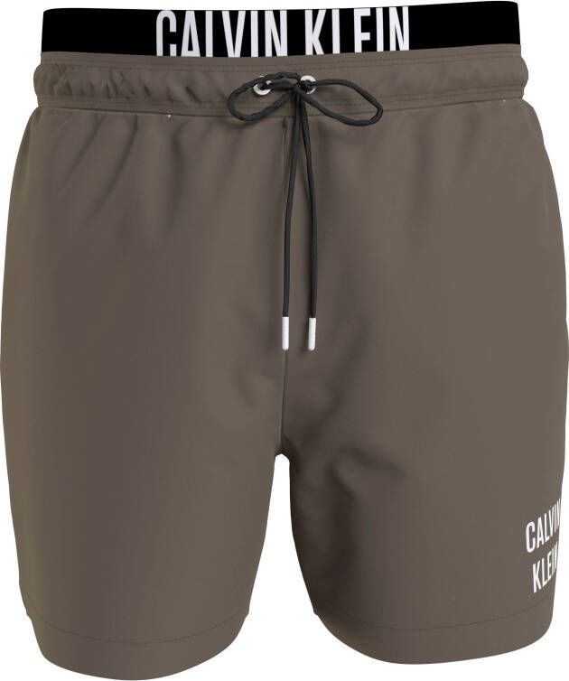 Calvin Klein Medium Double Waistband Zwemshort Heren