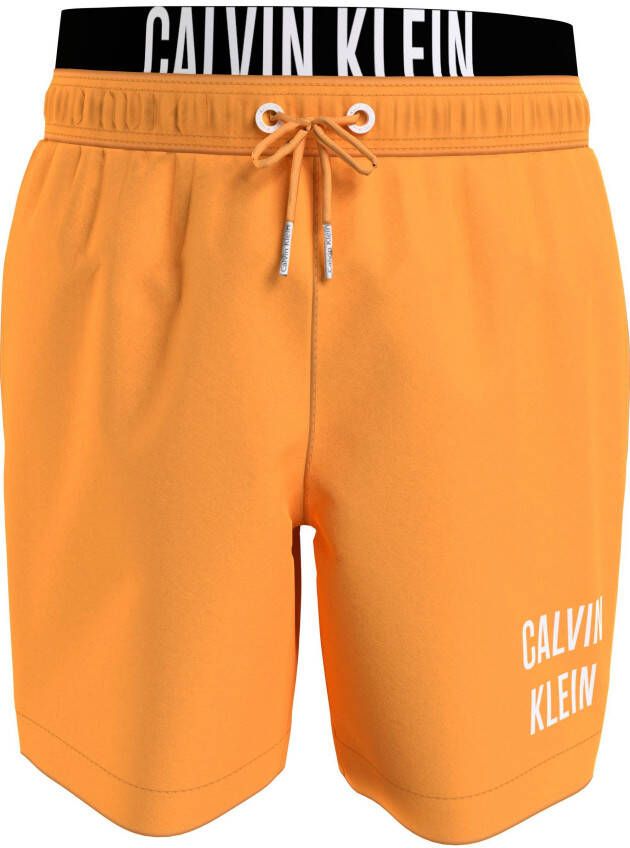 Calvin Klein Swimwear Zwemshort MEDIUM DOUBLE WB met koord