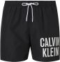 Calvin Klein Medium Trekkoord Strandshorts Black Heren - Thumbnail 3