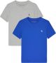 Calvin Klein T-shirt (set van 2) Blauw Jongens Katoen Ronde hals 116 - Thumbnail 2