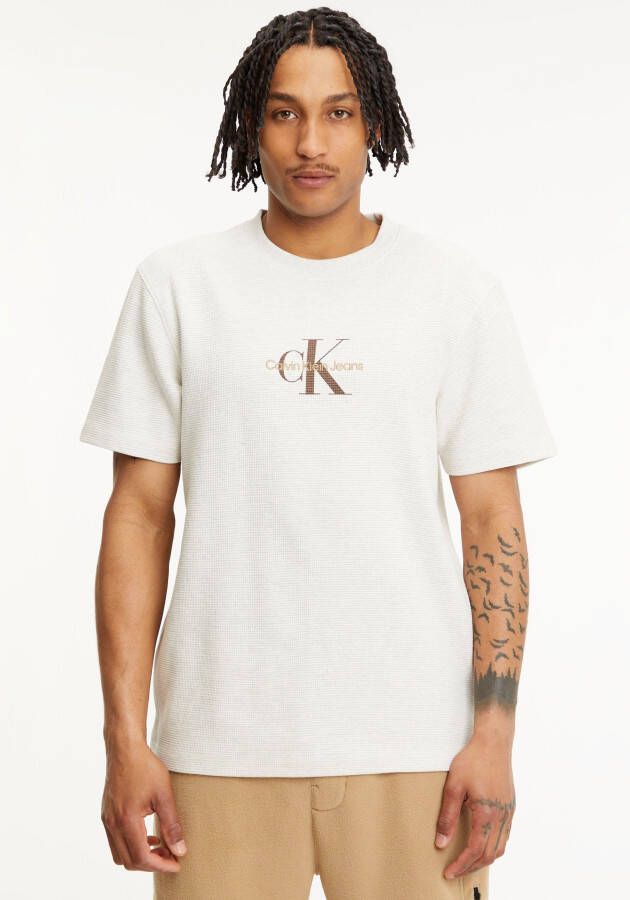 Calvin Klein T-shirt ARCHIVAL MONOLOGO WAFFLE TEE