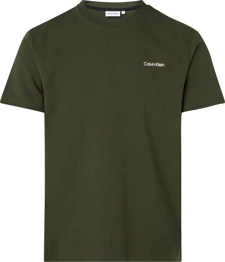 Calvin Klein T-shirt BT-MICRO LOGO INTERLOCK T-SHIRT met een logo-opschrift