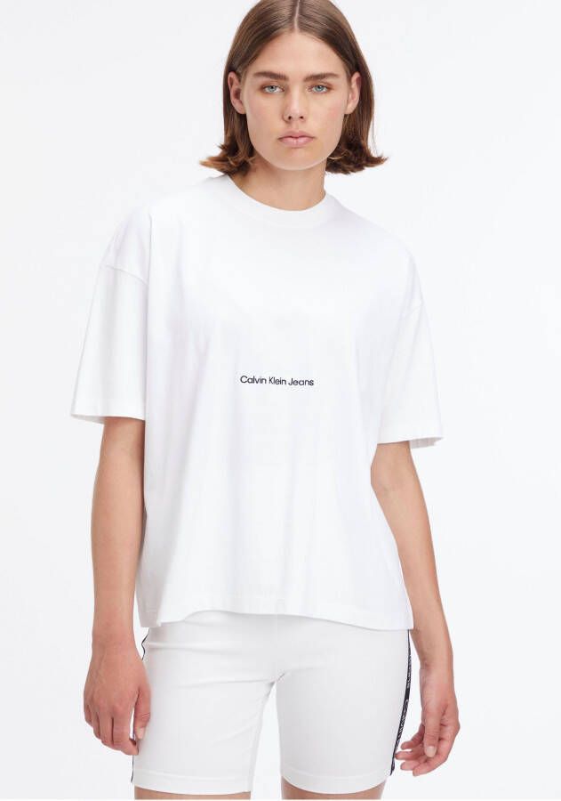 Calvin Klein Jeans T-shirt met labelstitching