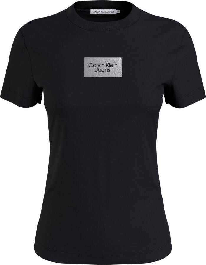 Calvin Klein T-shirt INSTITUTIONAL BOX SLIM TEE met een ronde hals