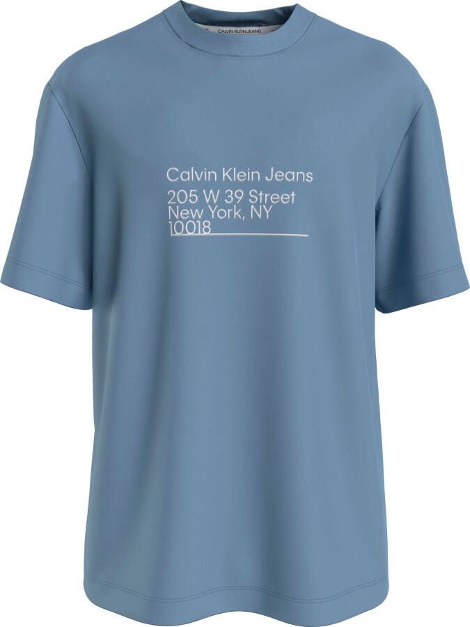 Calvin Klein Jeans T-shirt van katoen model 'ADDRESS'