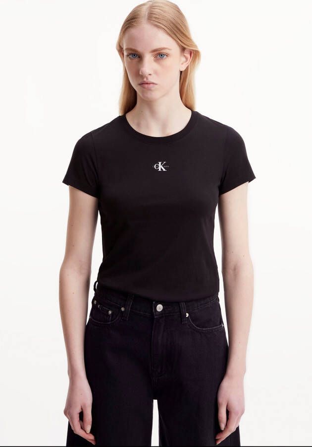 Calvin Klein T-shirt MICRO MONOLOGO SLIM FIT TEE