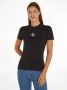 Calvin Klein Jeans Zwart T-shirt voor dames korte mouw herfst winter Black Dames - Thumbnail 3