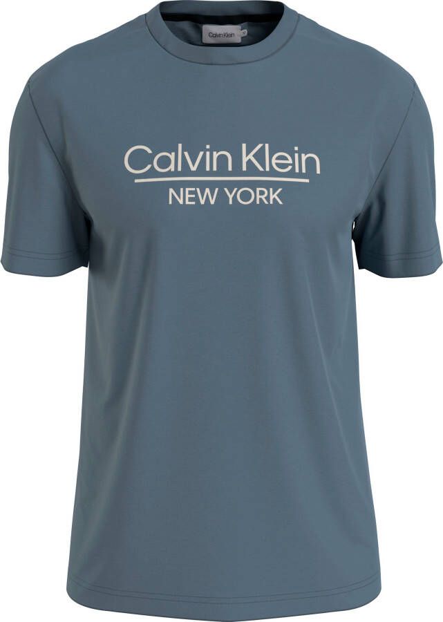 Calvin Klein T-shirt NEW YORK LOGO T-SHIRT van puur katoen
