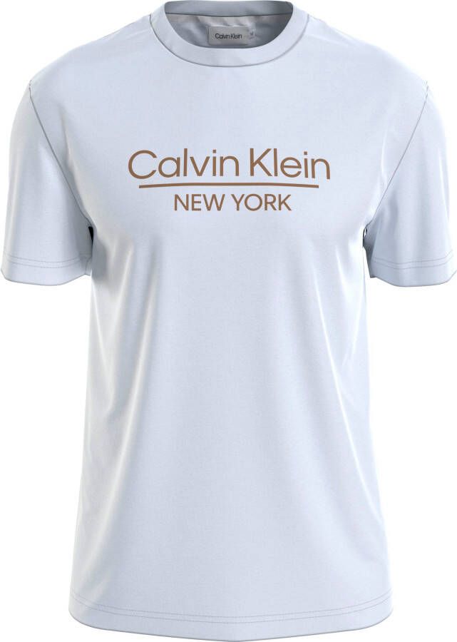 Calvin Klein T-shirt NEW YORK LOGO T-SHIRT van puur katoen