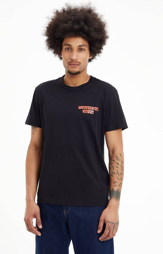 Calvin Klein Shirts met korte mouwen Zwart Heren