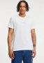 Calvin Klein Jeans Heren Witte Effen T-shirt White Heren - Thumbnail 2