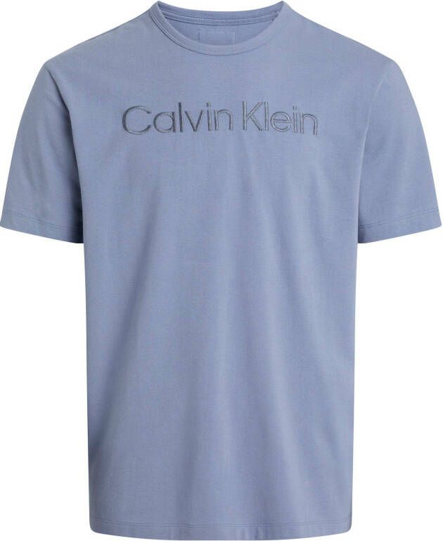 Calvin Klein T-shirt S S CREW NECK met logoborduursel op borsthoogte