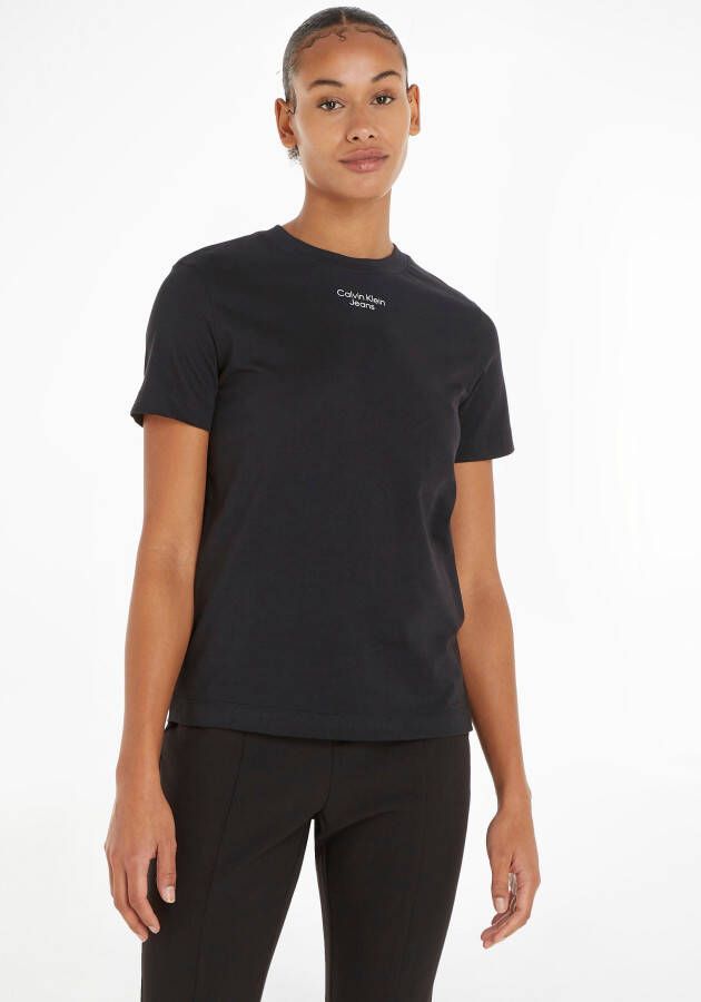 Calvin Klein T-shirt STACKED LOGO MODERN STRAIGHT TEE