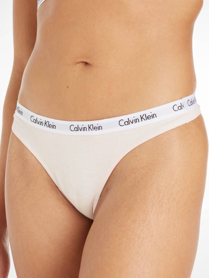 Calvin Klein Underwear String van een mix van katoen en elastaan