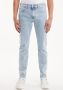 Calvin Klein Lichtblauwe Slim Taper Jeans met Gewassen Effect Blue - Thumbnail 1
