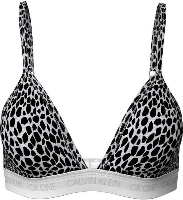 Calvin Klein Triangel-bh met animal-print