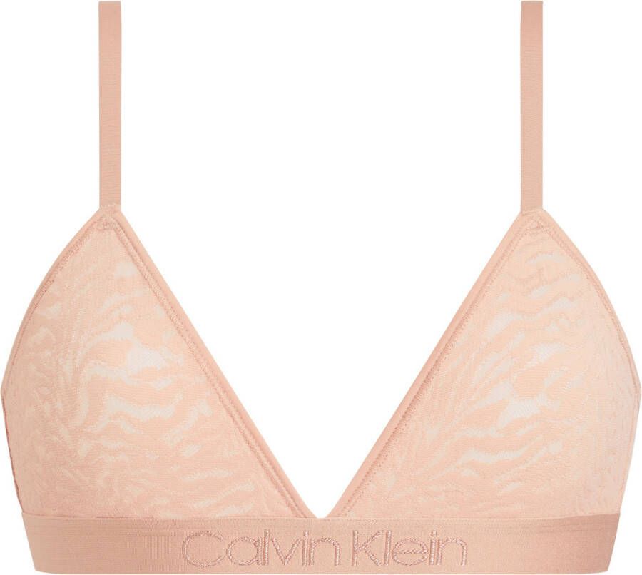 Calvin Klein Triangel-bh UNLINED TRIANGLE met ck-logoborduursel