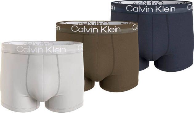 Calvin Klein Trunk 3PK met elastische logo-band (Set van 3)