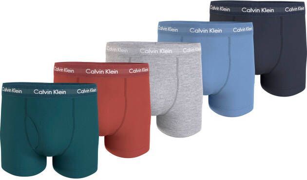 Calvin Klein Trunk 5PK met elastische logo-band (5 stuks Set van 5)