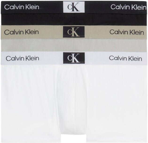 Calvin Klein Trunk CK LOW RISE TRUNK 3PK met -logo op de elastische band