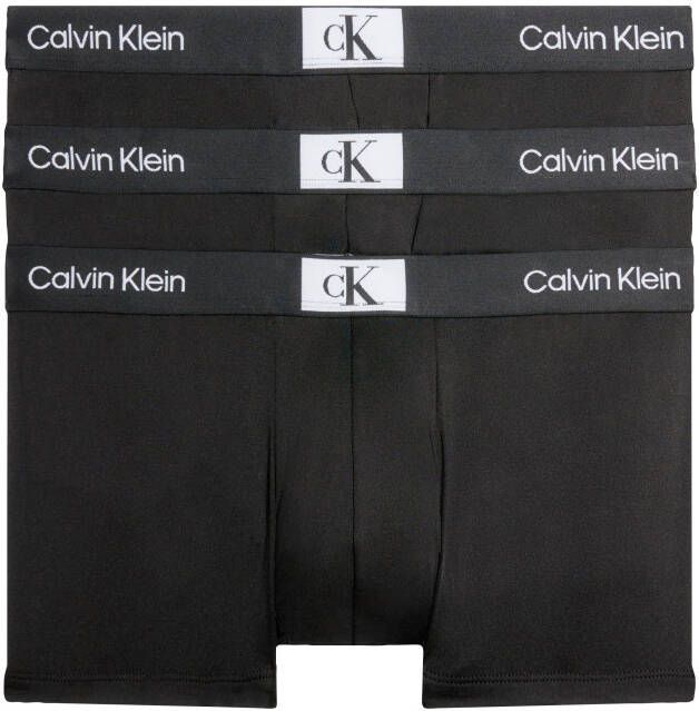Calvin Klein Trunk CK LOW RISE TRUNK 3PK met -logo op de elastische band