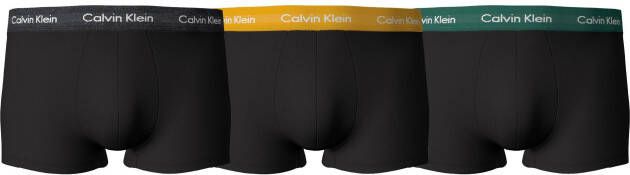 Calvin Klein Trunk LOW RISE TRUNK 3PK met -logo op de elastische band (Set van 3)