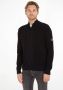 Calvin Klein Zwarte trui met rits en logo op mouw Black Heren - Thumbnail 1