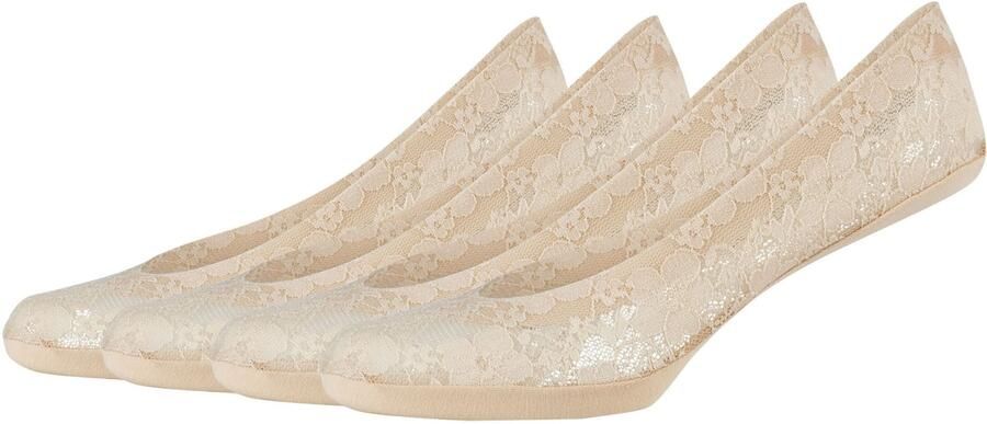 Ca o Enkelsokken Comfort met fijne kant vervaardigd (4 paar) - Foto 3