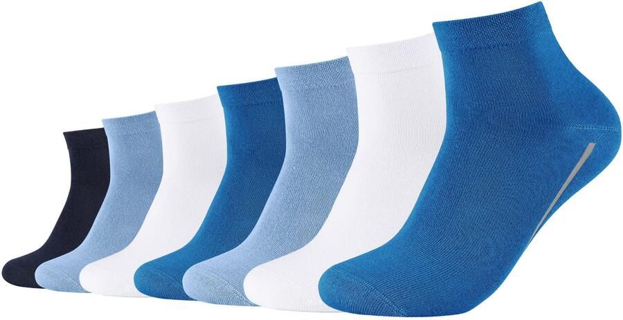 Ca o Korte sokken CA-Soft met een hoog katoengehalte (set 7 paar)