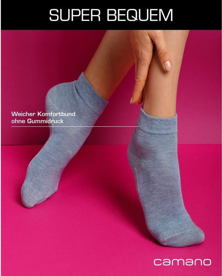 Ca o Korte sokken CA-Soft met een hoog katoengehalte (set 7 paar) - Foto 4