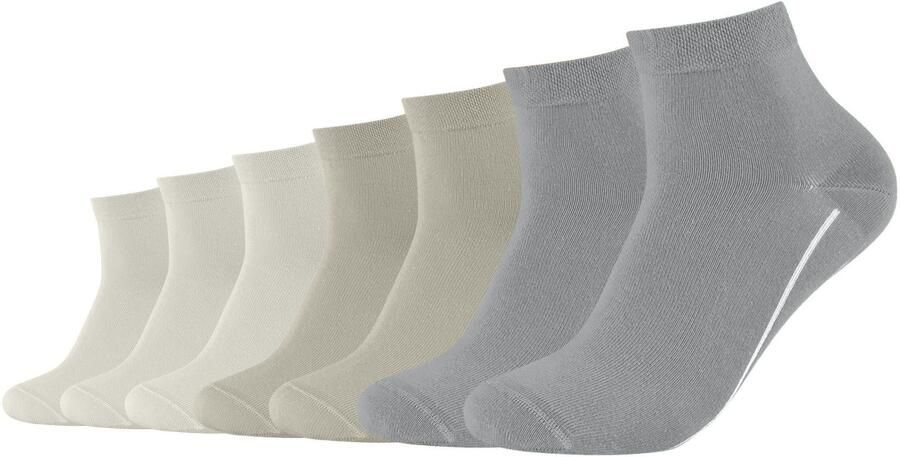 Ca o Korte sokken CA-Soft met een hoog katoengehalte (set 7 paar)