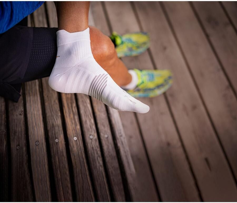 Ca o Korte sokken Function Perfor ce multi sportsokken voetboogondersteuning gewatteerde zool (4 paar)