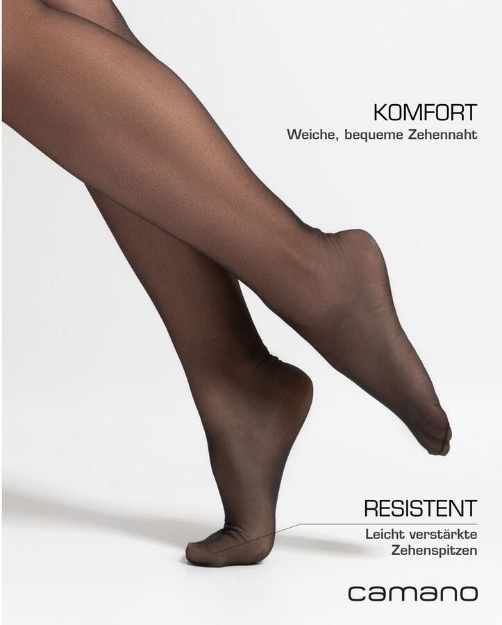 Ca o Panty Fine curvy met grote maten (Set van 2)