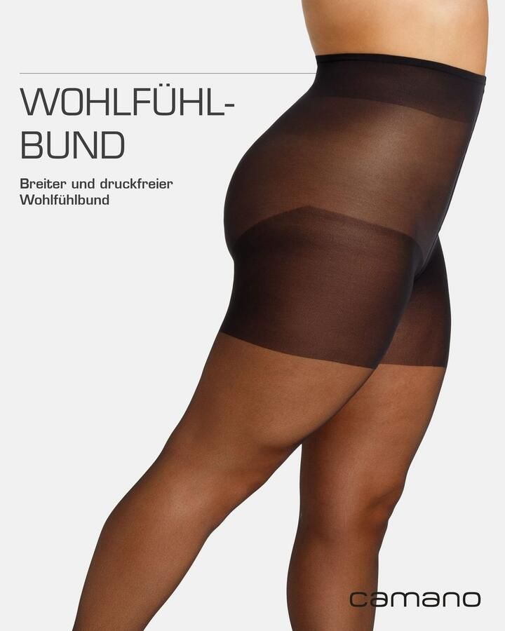 Ca o Panty Fine curvy met grote maten (Set van 2) - Foto 3