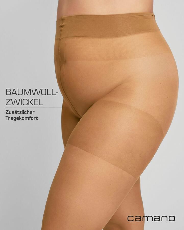 Ca o Panty Fine curvy met naadloze taille-afsluiting (1 stuk) - Foto 2